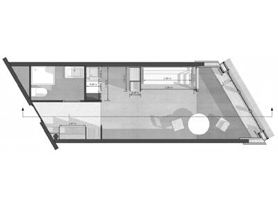 maison du conseil général de l'isère plan d'étage courant